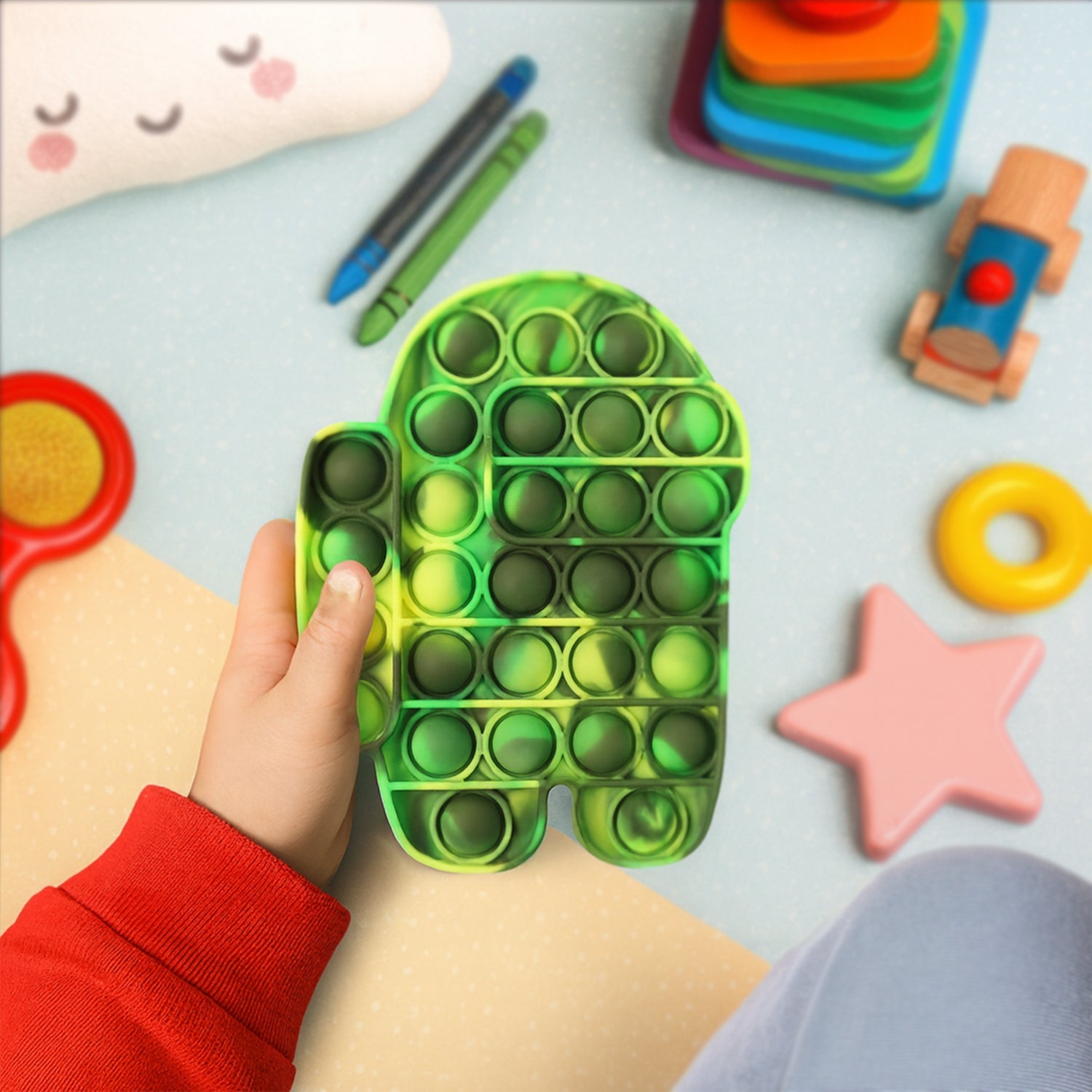 Premium Astronaut Silicone Pop It Fidget Toy (1 Pc) Premium Astronaut Silicone Pop It Fidget Toy (1 Pc)